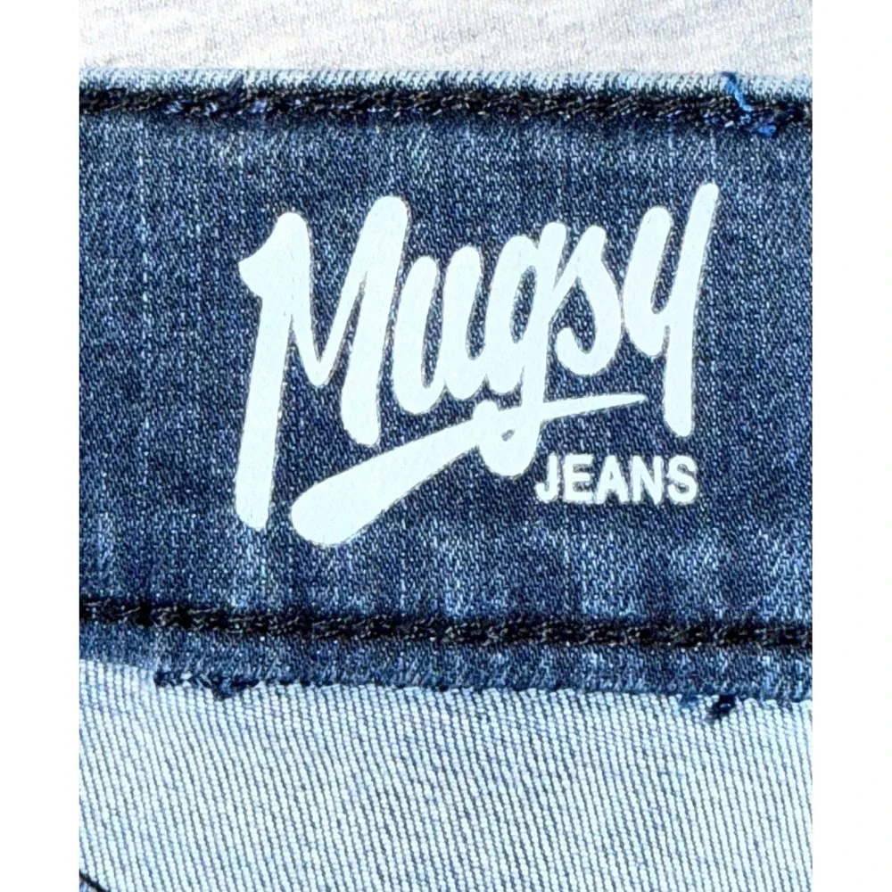 Mugsy Mens Studio Blues Slim Stretchy Jeans Size 35x30 Buttery Soft Streetwear
